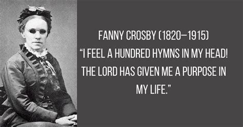 Fanny Crosby - blind poet